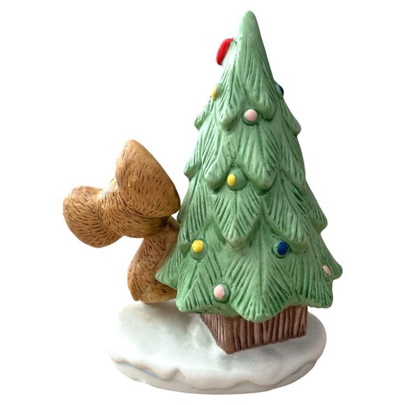 HOMCO 8905 Mice with Christmas Tree and Snowman Vintage Holiday Figurines - Picture 5 of 11